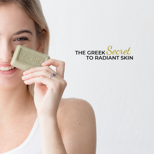Calithea 100% Natural, Organic Olive Oil Soap w/ Shea Butter & Oatmeal