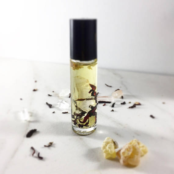 Essential Oil Blend with Crystals Frankincense - crystal