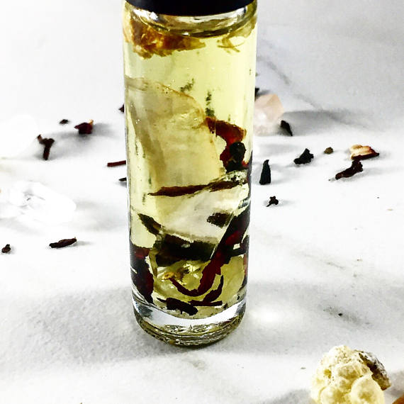 Essential Oil Blend with Crystals Frankincense - crystal