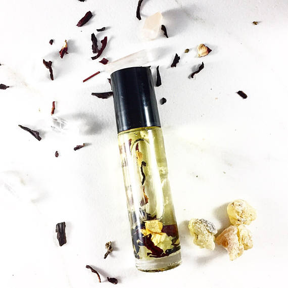 Essential Oil Blend with Crystals Frankincense - crystal