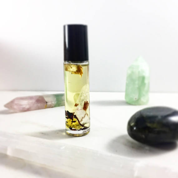 Essential Oil Blend with Crystals Frankincense - crystal