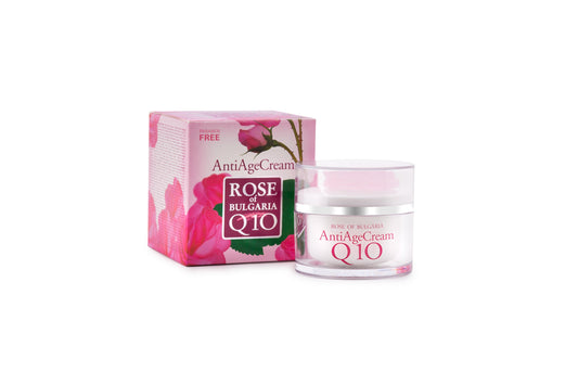 Rejuvenating face cream with rose water and Q10 Rose of Bulgaria