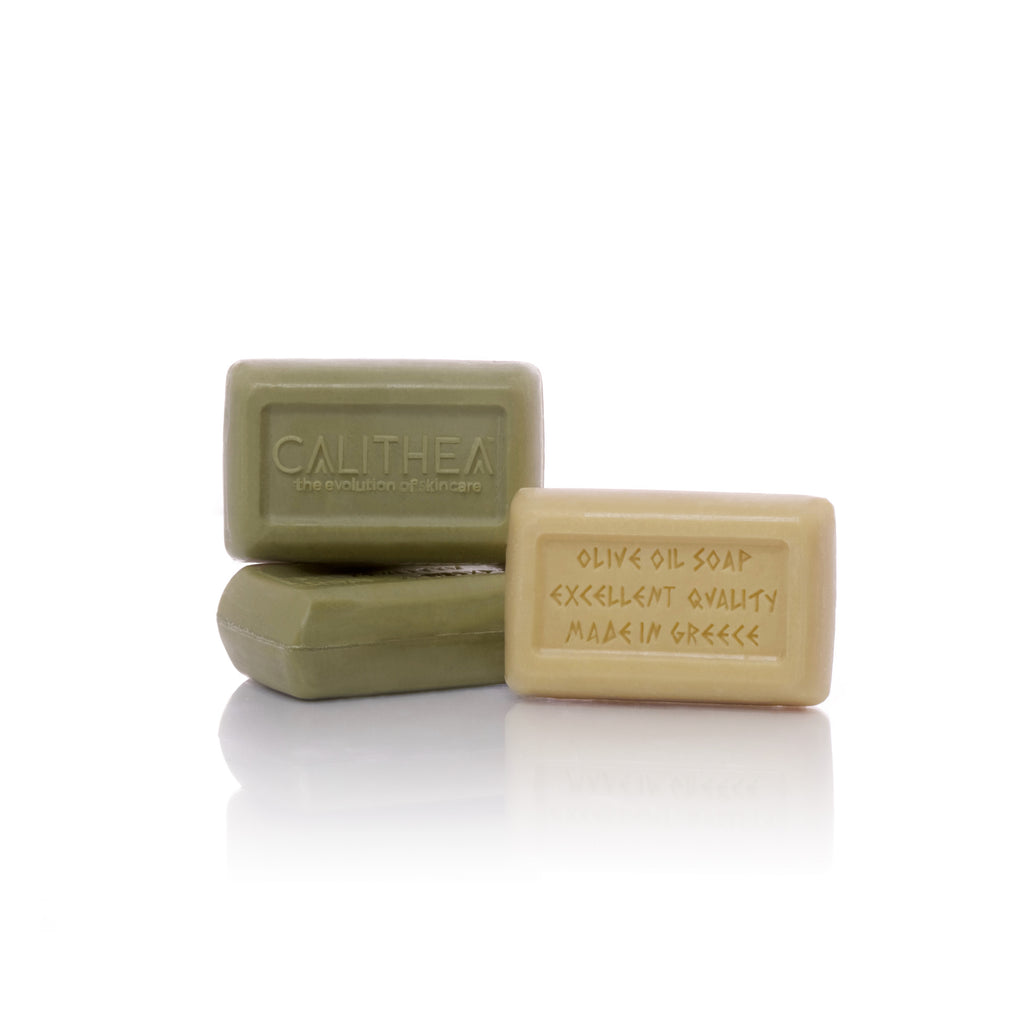 Calithea 100% Natural, Organic Olive Oil Soap w/ Shea Butter & Oatmeal